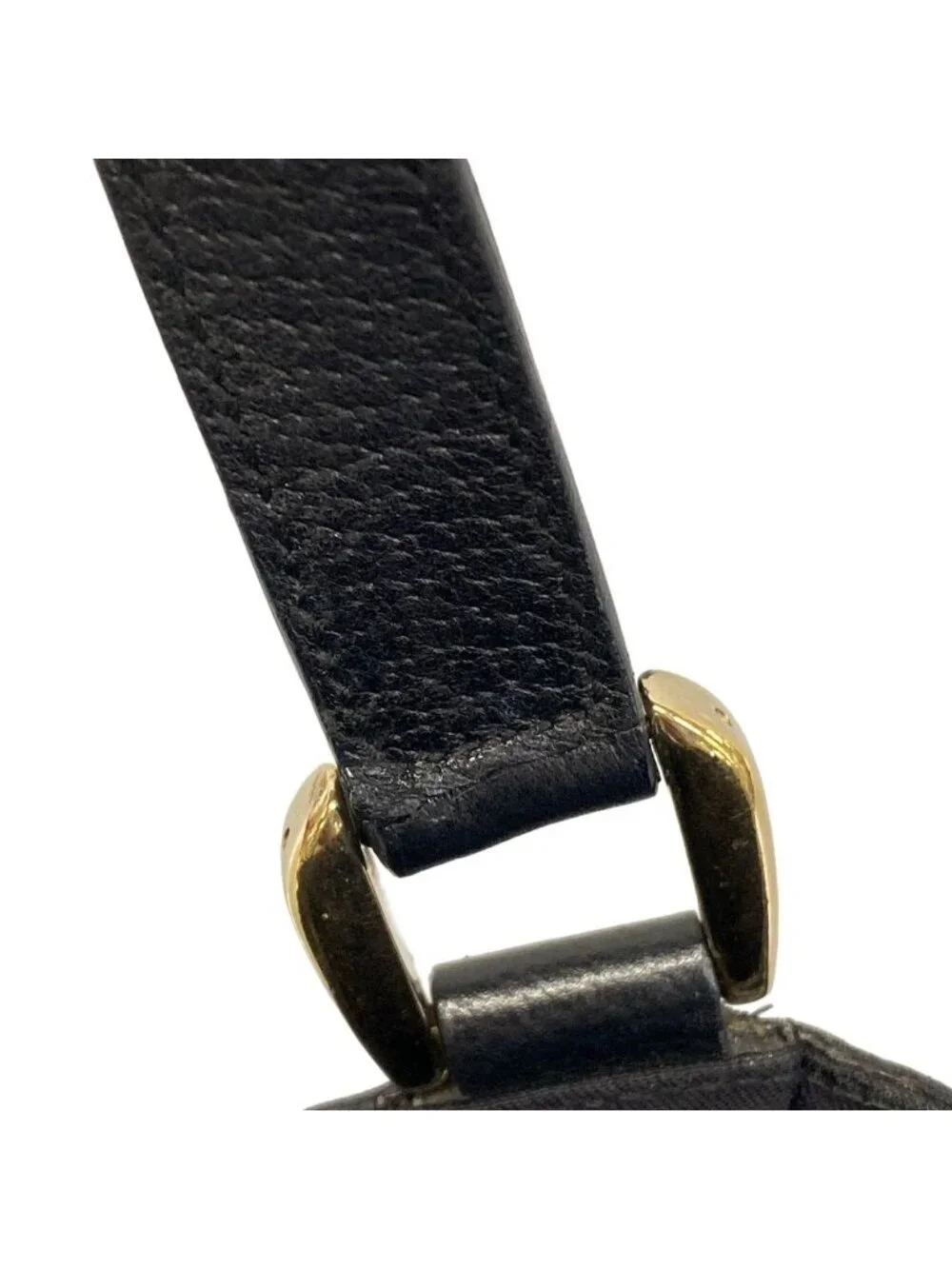 Gucci Tote Abbey GG Pattern Black Leather